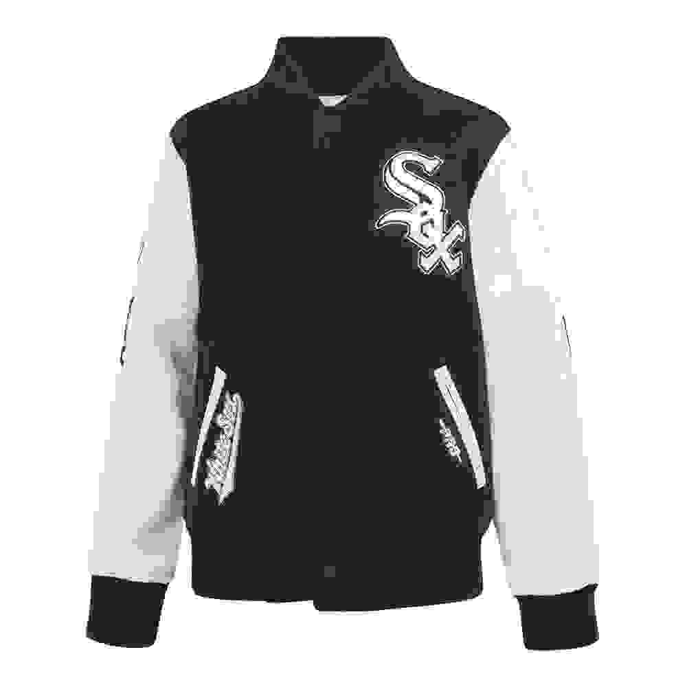 Pro Standard MLB Chicago White Sox Classic Big Boys' Black Wool Varsity Jacket